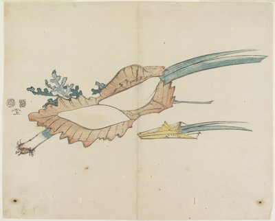 (Rijstcake en irisblaadjes voor het Jongensfestival), 1841 door Hogyoku